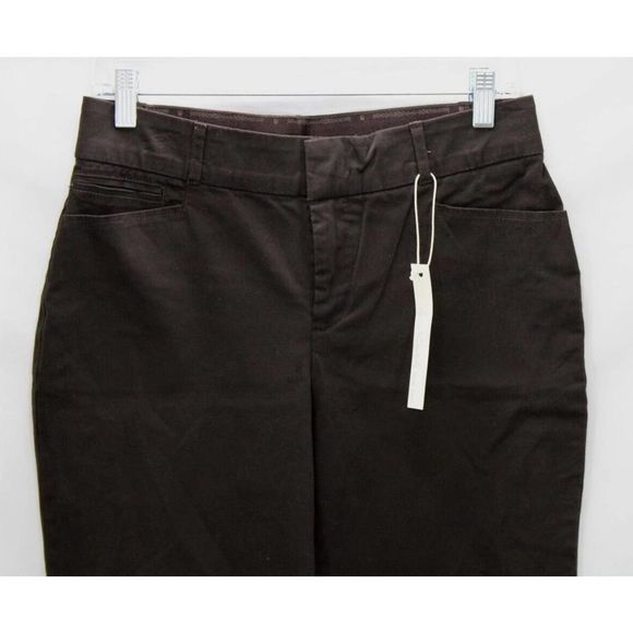 Gloria Vanderbilt “Charlene” Ultra Twill Black Capris Womens Size 6 Short NWT - Picture 3 of 13